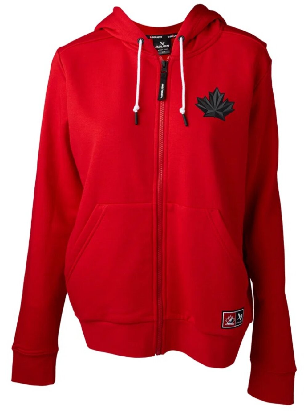 Bauer X Hockey Canada Women’s Red Full Zip Hoodie NWT